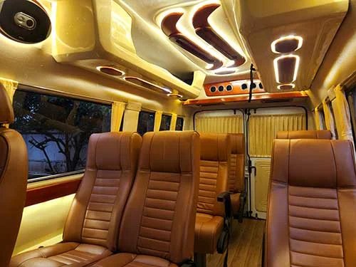 Premium Tempo Traveller rental service in kerala kochi
